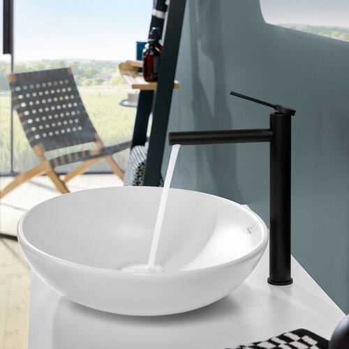 Змішувач для раковини Villeroy&Boch Loop&Friends TVW106106153K5 високий, чорний матовий, фото 11