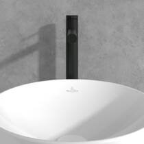 Змішувач для раковини Villeroy&Boch Loop&Friends TVW106106153K5 високий, чорний матовий, фото №6