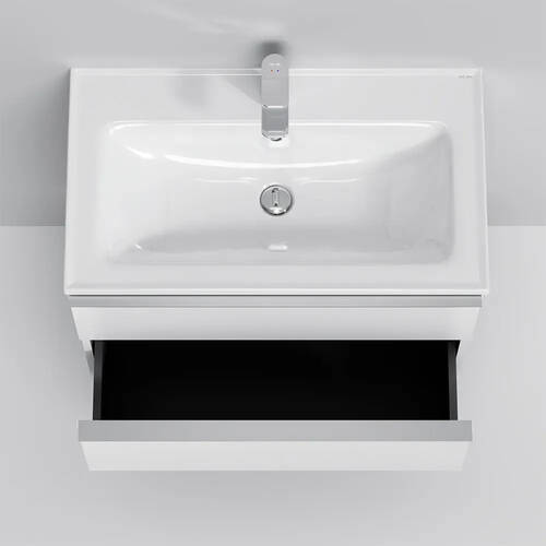 Тумба з раковиною AM.PM X-Joy S MTA-FHX0802WG-WCC0802WG підвісна 80 см білий глянець, фото 3