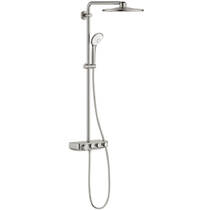 Душевая система Grohe Euphoria SmartControl System 310 Duo 26507DC0 с термостатом, суперсталь, фото №1