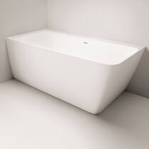 Ванна из искусственного камня PAA Quadro Corner VAQUACOD/00 160х75 см угловая, белый глянец, фото №5