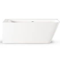Ванна из искусственного камня PAA Quadro Corner VAQUACOD/00 160х75 см угловая, белый глянец, фото №1