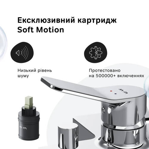 Смеситель для ванны AM.PM X-Joy S F85A10000 хром, фото 6
