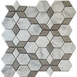 Мозаїка Mozaico de lux SPTH2840-207R-8 Wood+White 26,0x30,0 см, фото 1
