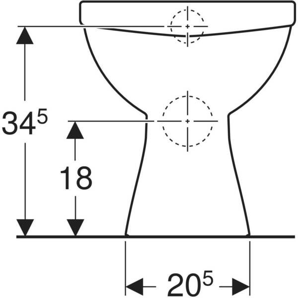 Унітаз підлоговий Kolo Idol M1300000U без полички, білий глянцевий, фото 4