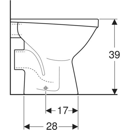 Унітаз підлоговий Kolo Idol M1300000U без полички, білий глянцевий, фото 5