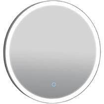 Зеркало Аква Родос Lorenzo 27300 с LED-подсветкой 500х500 мм черный, фото №3