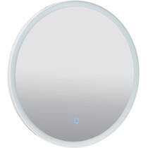 Зеркало Аква Родос Lorenzo 27303 с LED-подсветкой 500х500 мм белый, фото №3