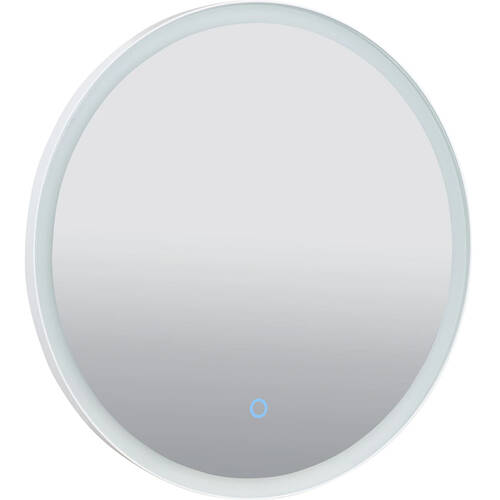 Зеркало Аква Родос Lorenzo 27303 с LED-подсветкой 500х500 мм белый, фото 3