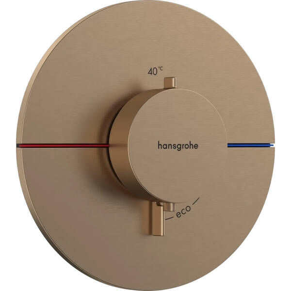Змішувач прихованого монтажу для душу Hansgrohe ShowerSelect Comfort S 15559140 з термостатом, бронза, фото 1