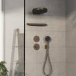 Змішувач прихованого монтажу для душу Hansgrohe ShowerSelect Comfort S 15559140 з термостатом, бронза, фото 3