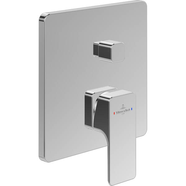 Змішувач прихованого монтажу для ванни/душу Villeroy&Boch Subway 3.0 TVS11200300061 хром, фото 1