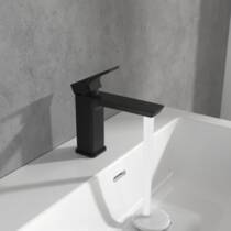 Змішувач для раковини Villeroy&Boch Subway 3.0 TVW112003000K5 чорний матовий, фото №4