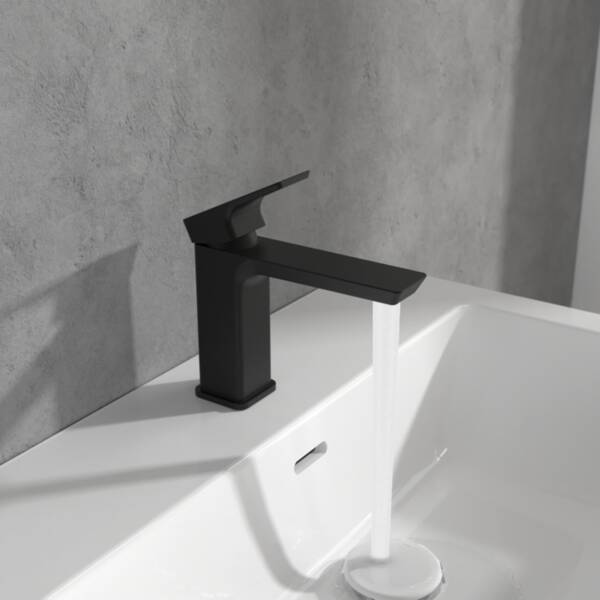 Змішувач для раковини Villeroy&Boch Subway 3.0 TVW112003000K5 чорний матовий, фото 4