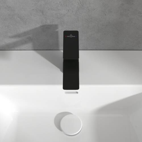 Змішувач для раковини Villeroy&Boch Subway 3.0 TVW112003000K5 чорний матовий, фото 8