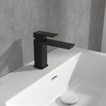 Змішувач для раковини Villeroy&Boch Subway 3.0 TVW112003000K5 чорний матовий, фото №3