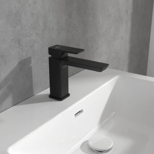 Змішувач для раковини Villeroy&Boch Subway 3.0 TVW112003000K5 чорний матовий, фото 3
