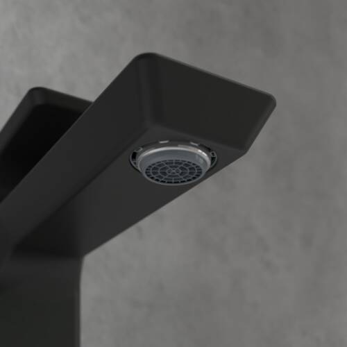 Змішувач для раковини Villeroy&Boch Subway 3.0 TVW112003000K5 чорний матовий, фото 5