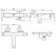 Смеситель для ванны Villeroy&Boch Subway 3.0 TVT112002000K5 черный матовый, фото 2