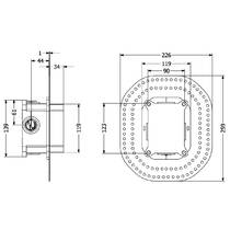 Внутренняя часть смесителя Villeroy&Boch Vi-Box TVS00035100000 для однорычажного смесителя настенного монтажа, фото №4