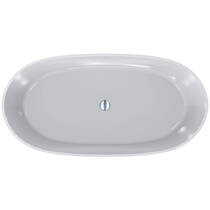 Ванна из искусственного камня Miraggio Molly 160х80 см белый глянец, фото №3