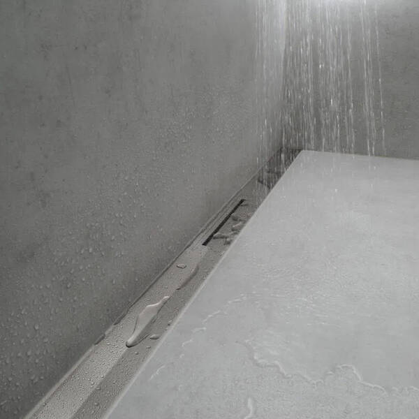 Решітка для душового каналу Hansgrohe RainDrain Flex Wall 56052000 хром 900 мм, фото 3