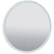 Зеркало Аква Родос Lorenzo 27304 с LED-подсветкой 700х700 мм белый, фото 4