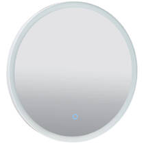 Зеркало Аква Родос Lorenzo 27304 с LED-подсветкой 700х700 мм белый, фото №4