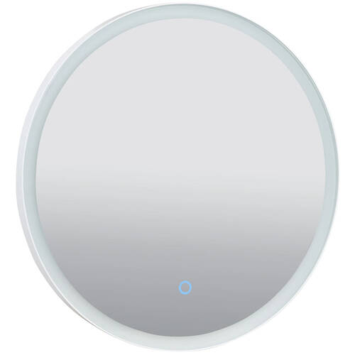 Зеркало Аква Родос Lorenzo 27304 с LED-подсветкой 700х700 мм белый, фото 4