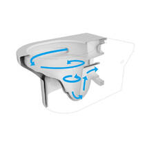 Унитаз подвесной Devit Art 3.0 3030140G безободковый с крышкой soft-close, Vortex Flush, серый мат, фото №3