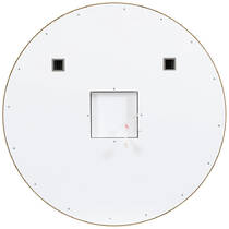 Зеркало Аква Родос Lorenzo 27428 с LED-подсветкой 700х700 мм золото, фото №5
