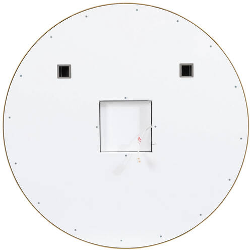 Зеркало Аква Родос Lorenzo 27428 с LED-подсветкой 700х700 мм золото, фото 5