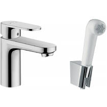 Смеситель для раковины Hansgrohe Vernis Blend 71215000 с гигиеническим душем, хром, фото №1