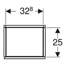Пенал Geberit 505.083.00.7 36 см подвесной, серовато-бежевый матовый, фото №4