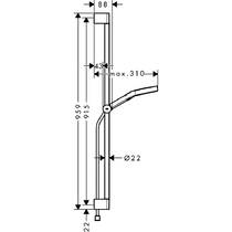 Душовий набір Hansgrohe Rainfinity 28743140 бронза матовий, фото №2