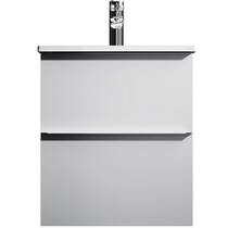 Тумба з раковиною AM.PM X-Joy S MTA-FHX0552WG-WCC0552WG підвісна 55 см білий глянець, фото №1