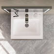 Тумба з раковиною AM.PM X-Joy S MTA-FHX0552WG-WCC0552WG підвісна 55 см білий глянець, фото 6
