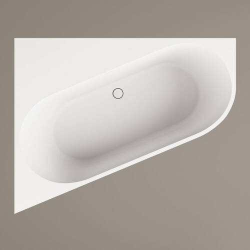 Ванна зі штучного каменю PAA Deco Corner D VADECORSD/00 160х127 см кутова, білий матовий, фото 3