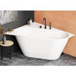 Ванна зі штучного каменю PAA Deco Corner D VADECORSD/00 160х127 см кутова, білий матовий, фото 8