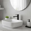 Змішувач для раковини Hansgrohe Rebris S CoolStart EcoSmart+ 72588670 чорний матовий, фото 1