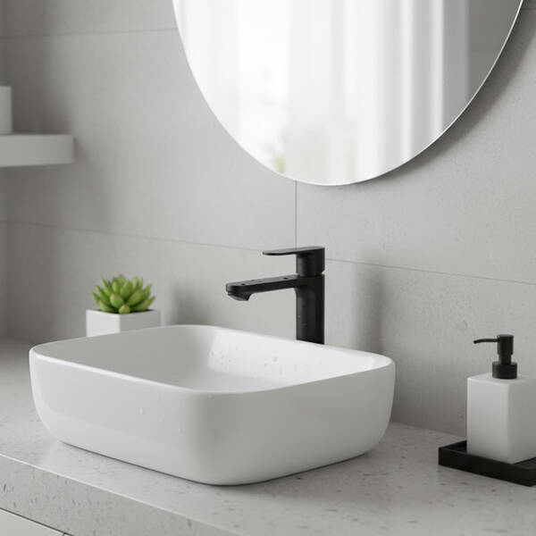 Змішувач для раковини Hansgrohe Rebris S CoolStart EcoSmart+ 72588670 чорний матовий, фото 1