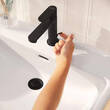 Змішувач для раковини Hansgrohe Rebris S CoolStart EcoSmart+ 72588670 чорний матовий, фото 4