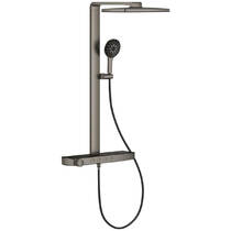 Душевая система Grohe Rainshower Aqua Pure 100962AL00 с термостатом, темный графит матовый, фото №2