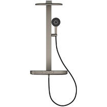 Душевая система Grohe Rainshower Aqua Pure 100962AL00 с термостатом, темный графит матовый, фото №3