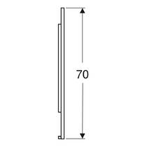 Дзеркало Geberit Option Plus Square 502.780.14.1 з LED-підсвічуванням 400х700 мм, фото №4