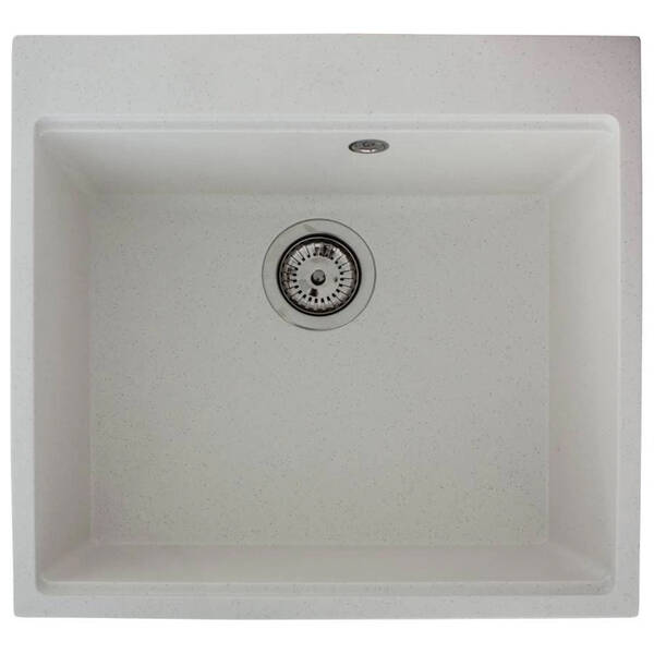 Кухонная мойка Miraggio Lagoon 540 Jasmine белый матовый, фото 3