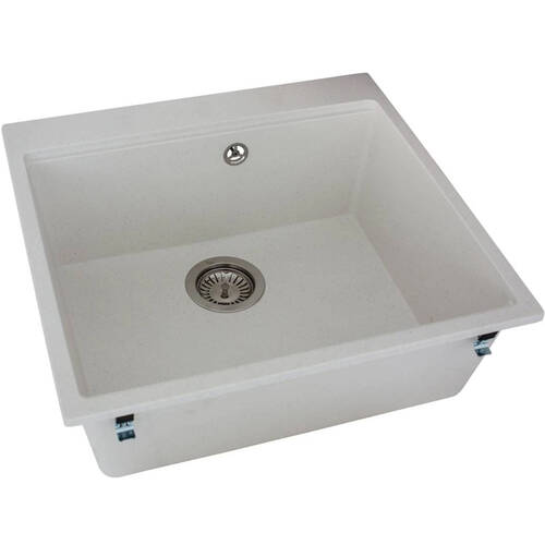 Кухонная мойка Miraggio Lagoon 540 Jasmine белый матовый, фото 1