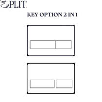 Прихована кнопка змиву Edplit Whisper M2 CWGS E10006 для Geberit Sigma, фото №4