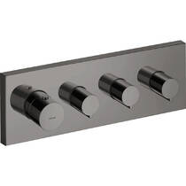 Смеситель скрытого монтажа для душа Axor ShowerSolutions 10751330 с термостатом, черный полированный хром, фото №1