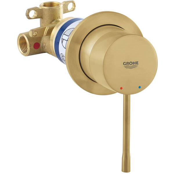 Змішувач прихованого монтажу для душу Grohe Essence 29197GN0 брашоване золото, фото 1